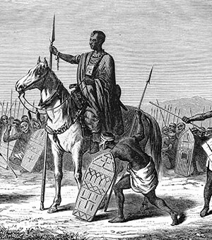 Kanembu chief of the Kanem–Bornu Empire (Chad)