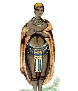 A Khoekhoe woman