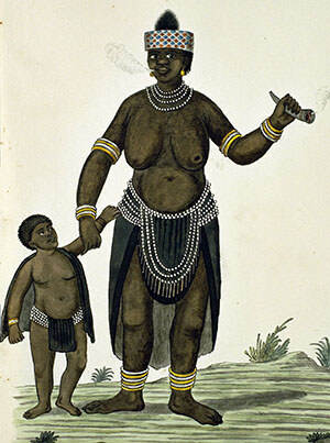 Khoi woman with child