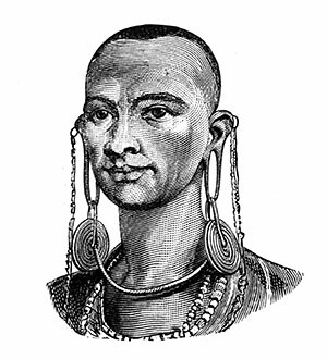 Ear-ornament for married Maasai women