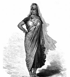 Frau aus Rhadames, Libyen