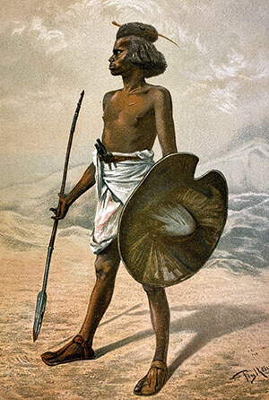 Nubian warrior, Sudan