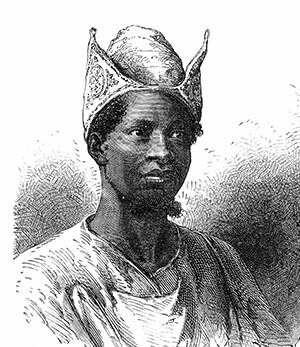 Hairstyle of the Bambara people, West Africa