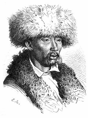 Porträt von Wereschtschagins Führer von Hodgiaghend nach Buka in Usbekistan