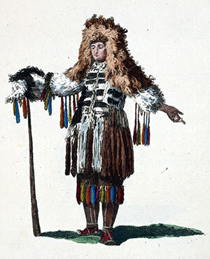 Man of Kamchatka in ceremonial dress