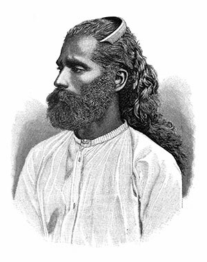 Sinhalese man of Ceylon (Sri Lanka)