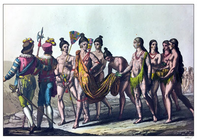 The Timucua King and Queen take a Walk