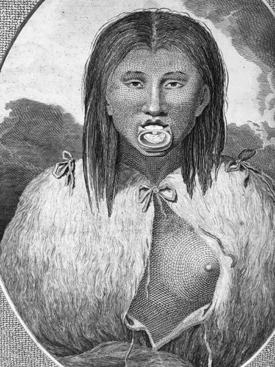 Joven de la isla de la Reina Carlota