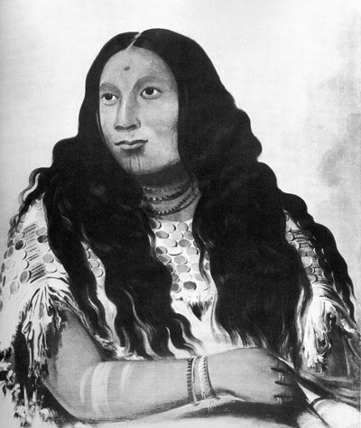 A Sioux woman — historical portrait