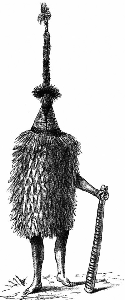Dress for the Duk-duk ceremony, New Britain