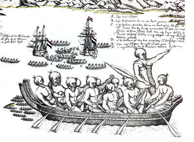 Natives of New Zealand oppose Abel Tasman