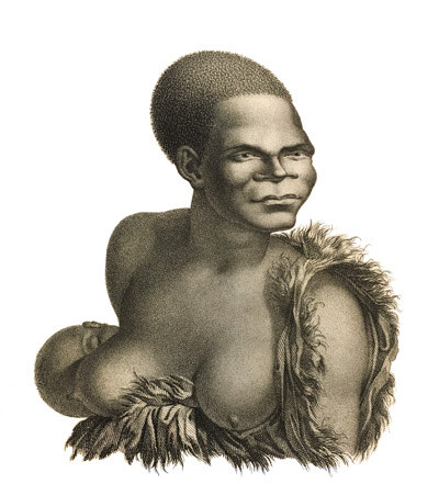 Arra-maïda, a young Bruny Island woman, Van Diemen's Land (Tasmania)