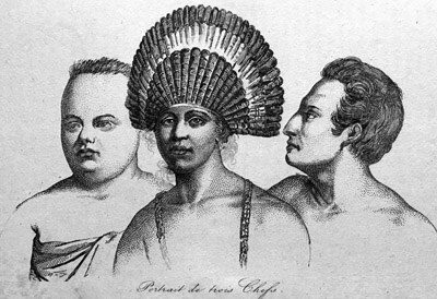 Three chiefs of Tonga
