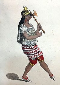 Female warrior of the Yuimagua tribe