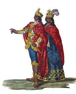 Inca king and queen — later historical representation