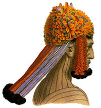 Mundurucú warrior with ceremonial headdress