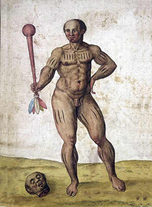Tupinambá warrior, Brazil