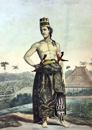 Javanese man in ceremonial dress