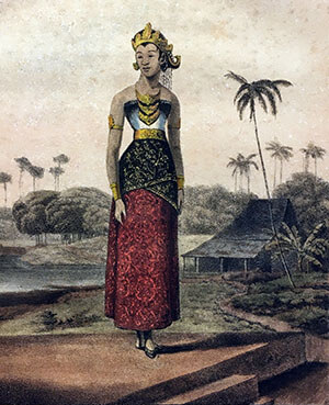 A Penganten Wádon or Javanese Bride