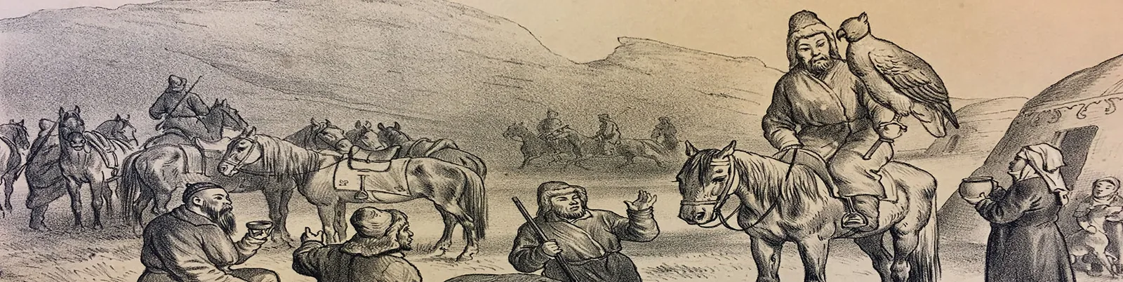 Völker Zentralasiens — historisches Bild
